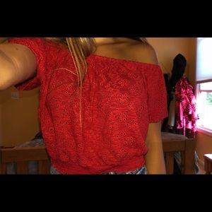 Hollister Off the Shoulder Shirt